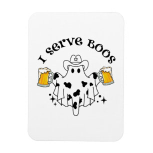 Ímã Eu sirvo Boos! Barman assustador