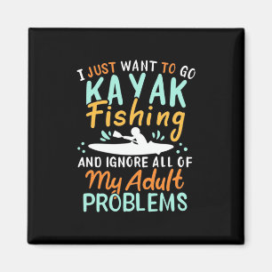 Imã Eu Só Quero Ir Pescar Kayak