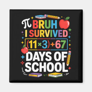 Imã Eu Sobrevivi 100 Dias Escola Bruh Equação Matemáti