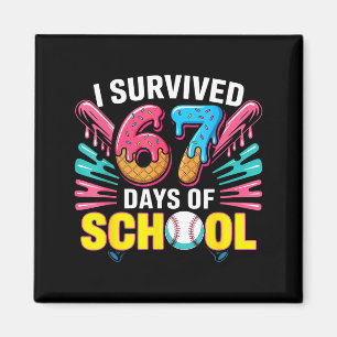 Imã Eu Sobrevivi 67 Dias De Escola 67 Meme Beisebol Ge