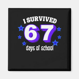 Imã Eu Sobrevivi 67 Dias De Escola Engraçado 67 Meme R