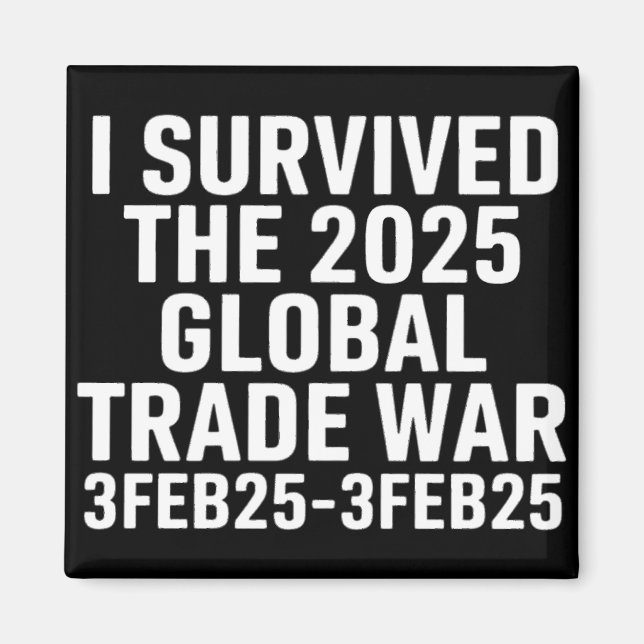 Imã Eu Sobrevivi À Guerra Mundial Do Comércio De 2025 (Frente)