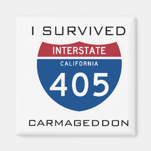 Imã Eu sobrevivi ao ímã de Carmageddon