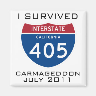 Imã Eu sobrevivi ao ímã de Carmageddon