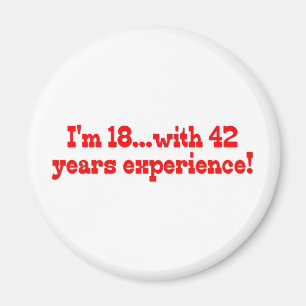 Imã Eu sou 18 com 42 anos de experiência
