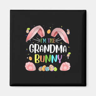 Imã Eu sou a avó Bunny Fofa Correspondente Família Pás