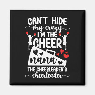 Imã Eu Sou A Cheer Nana De Uma Cheerleader Nana Cheerl