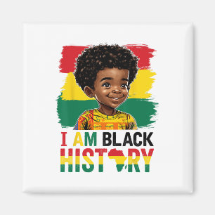 Imã Eu Sou Afro Boy da História Negra Pequeno Príncipe