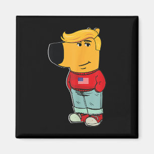 Imã Eu sou apenas um presidente Cara de frio Trump 202