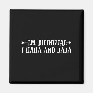Imã Eu Sou Bilíngue Eu Haha E Jaj Engraçado Espanhol