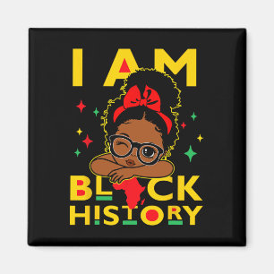 Imã Eu Sou Camisa Da História Negra Para Crianças Meni