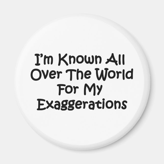 Imã Eu sou conhecido em todo o mundo (Frente)