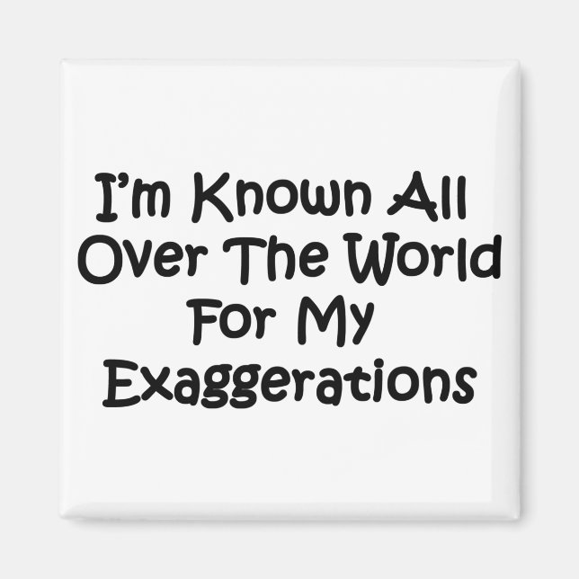 Imã Eu sou conhecido em todo o mundo (Frente)