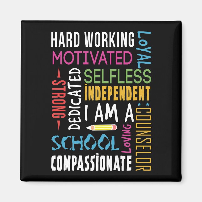 Imã Eu Sou Conselheiro Escolar Apreciação (Frente)