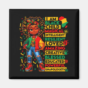 Imã Eu Sou Criança Negra Mulher Negra Mágica Africana