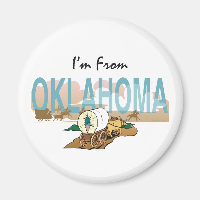 Imã Eu sou de Oklahoma (Frente)