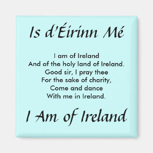 Imã Eu sou do ímã de Ireland