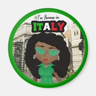 Imã Eu sou famoso na diva de Italia - obscuridade