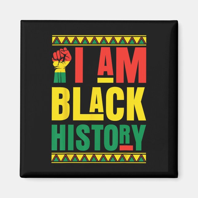 Imã Eu Sou História Negra (Frente)