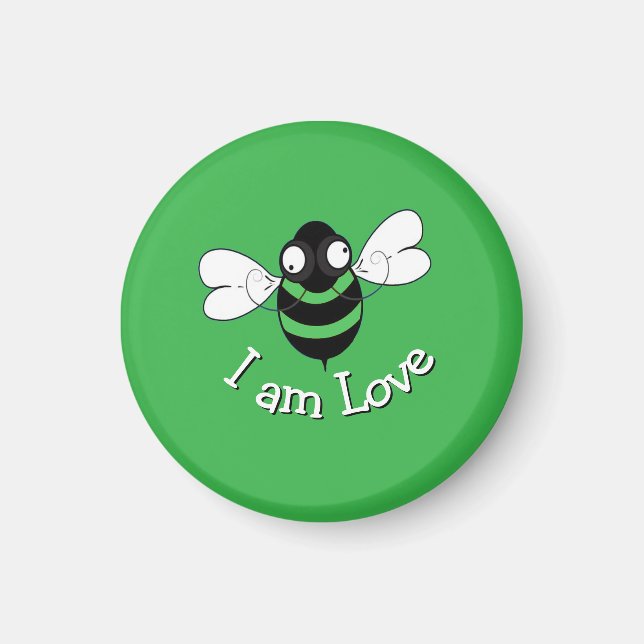 Imã Eu Sou Ímã de Abelha do Amor (Frente)