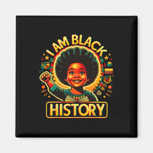 Imã Eu Sou Mês da História Negra Meninos Afro-American