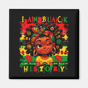 Imã Eu Sou Mês da História Negra Meninos Meninas Melan