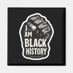 Imã Eu Sou Mês da História Negra Orgulho Africano Punh