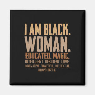 Imã Eu Sou Mulher Negra Educada Magia Junenth Mês da H