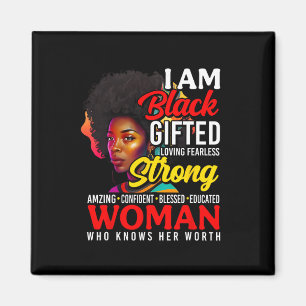 Imã Eu sou Mulher Negra Super Dotada Negra Menina Negr