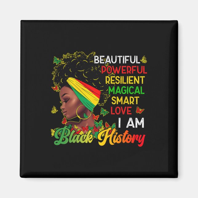 Imã Eu Sou Mulheres da História Negra Mês da História  (Frente)