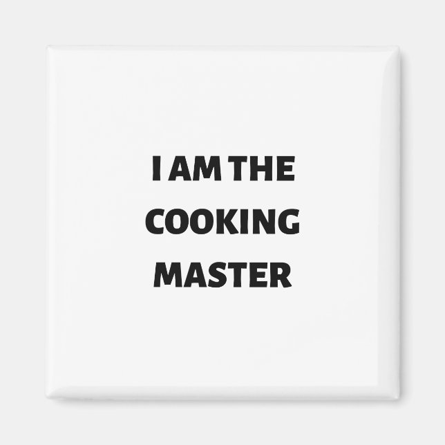 Imã Eu sou o cozinhar mestre (Frente)