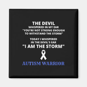 Imã Eu Sou O Guerreiro da Tempestade Autismo Conscient