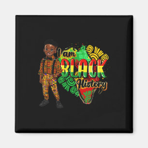 Imã Eu Sou o Mês da História Negra Meninos Afro-Americ