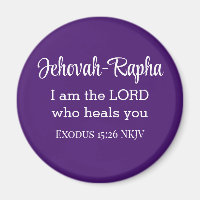 Eu sou o Senhor que cura você Bíblia Roxo