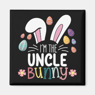Imã Eu Sou o Tio Bunny Páscoa Família Correspondente