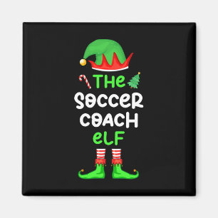 Imã Eu Sou o Treinador de Futebol Elf Natal Combinando