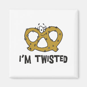 Imã Eu sou pretzel torcido