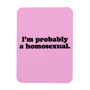 Ímã Eu sou PROVAVELMENTE UM HOMOSSEXUAL