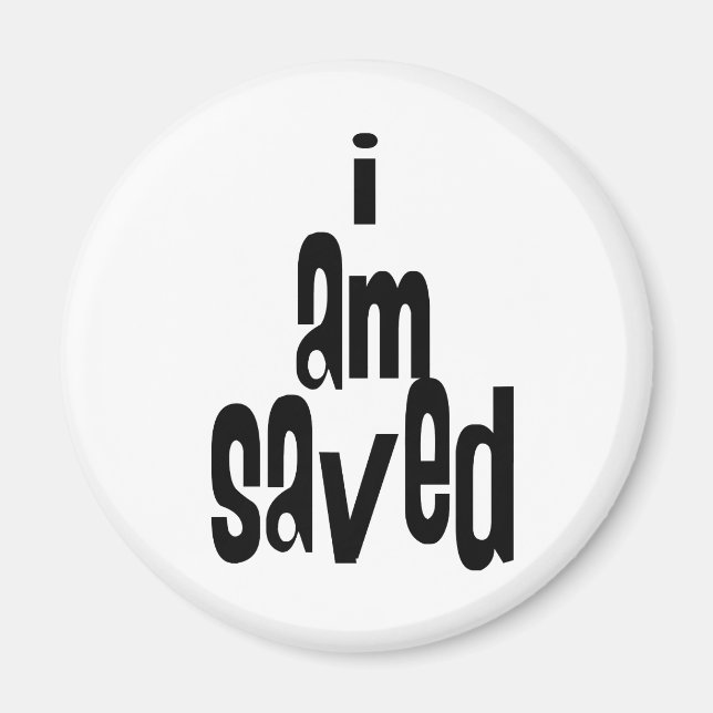 Imã Eu sou Saved Christian (Frente)