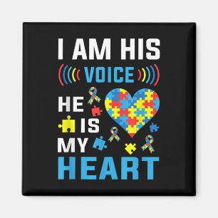 Imã Eu Sou Sua Voz Ele É Minha Consciência De Autismo 