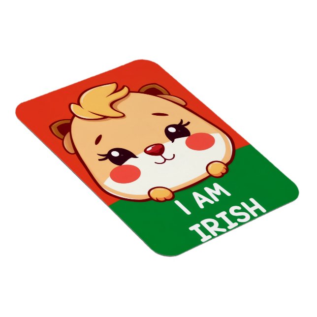 Ímã Eu sou um animal irlandês fofo (Lado Direito)