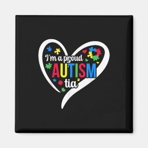 Imã Eu Sou Um Autismo Orgulhoso Tia Autismo Sensibiliz