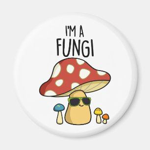 Imã Eu sou um Foguete Cute Mushroom PUn