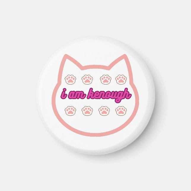 Imã Eu sou um gato picado (Frente)