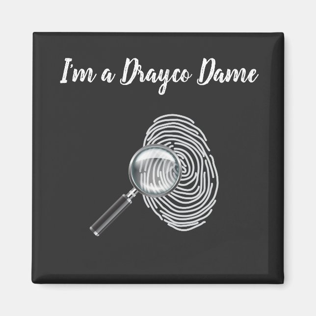 Imã Eu sou um ímã Dama Drayco (Frente)