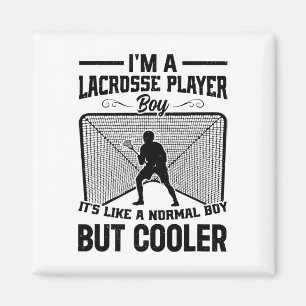 Imã Eu sou um jogador de lacrosse É como um garoto nor