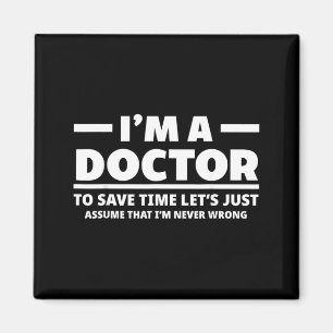 Imã Eu Sou Um Médico Errado Engraçado Estudante De Med