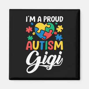 Imã Eu sou um orgulhoso Gigi Amor Coração Conscientiza