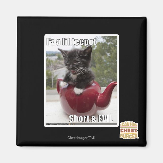 Imã Eu sou um pequeno tepot (Frente)