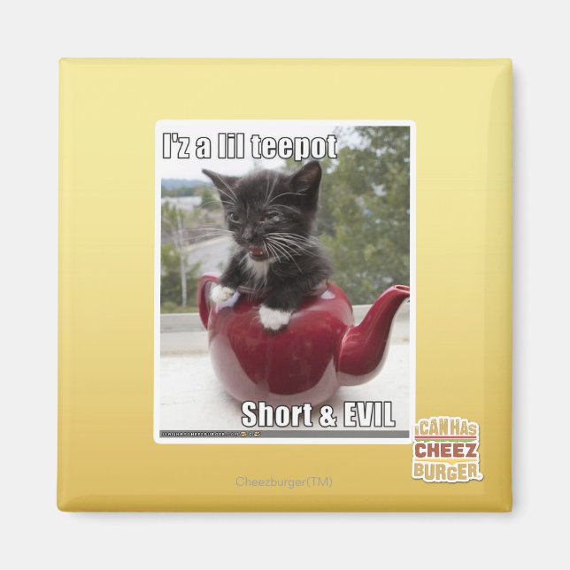 Imã Eu sou um pequeno tepot (Frente)